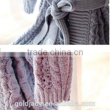 2015 New Wool Sweater Homewear ,wool Sweater Knited Housecoat,knitted Homewear for Winter Coating photo-3