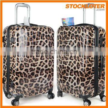 150704i Print Luggage Travel suitcase ABS PC Universal Wheels suitcase overstock