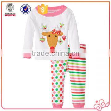 2016 best sell lovely christmas pajamas kids clothes