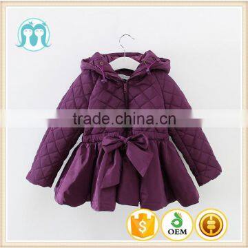 CUSTOMIZED Western Girls Wear FOR WinterJacket Kids Purple Coat Autumn\Winter Fashion Girls NewEST Designs Coat