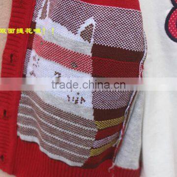 Trendy Unisex Children Anitmal Cartoon Pattern Knitted Cardigan photo-4