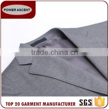 Wholesale Custom New Design Suit Fabric 2 Piece Coat Pant Men Suit photo-4