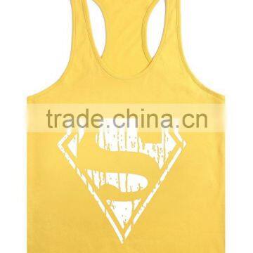 Superman Gym Singlets Mens Tank Tops Wholesale,Bodybuilding Equipment Fitness Men's Gym Stringer Tank Top Sports Clothes photo-4