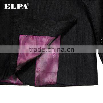 ELPA NXB0075 Designer 3 Piece Fancy Tailor Made Slimming Black Red Boys Suits photo-5