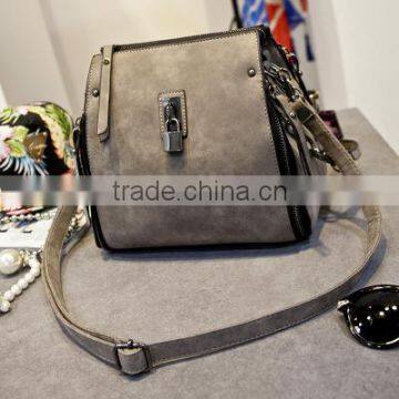 High Quality PU Leather Women Crossbody Bags Fashion Scrub Leather Shoulder Messenger Bag photo-3