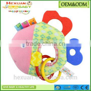 Baby Teethers Teething, Relief Teething Toys Soft Teething Bell Rings photo-3