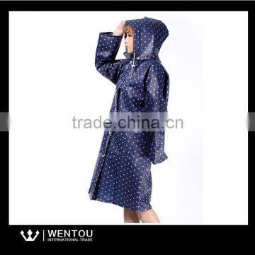 Wholesale Women Polka Dot Poncho Raincoat