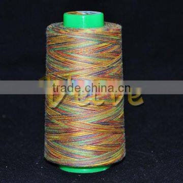 40S 100% Cotton Embroidery Thread Multiple-color Cotton Colorful Embroidery Thread