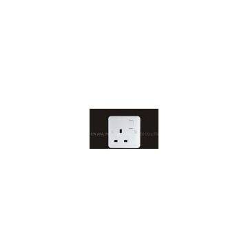 13A 1G 3P Branded White Electrical Wall Socket with Custom Packing