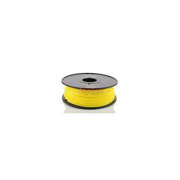 Yellow 3mm 3D Printing ABS Filament for Cubify 3D Printer , makerbot abs filament