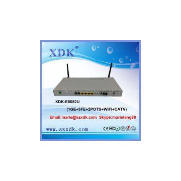 （1GE+3FE+2POTS+WIFI+CATV）CATV OLT,WIFI GEPON OLT,Telecommunication Equiment,FTTB