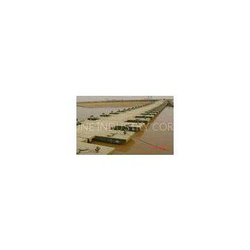 Reusable Floating Pontoon Bridge / Army Pontoon Bridge With Heavy Loading Capacity