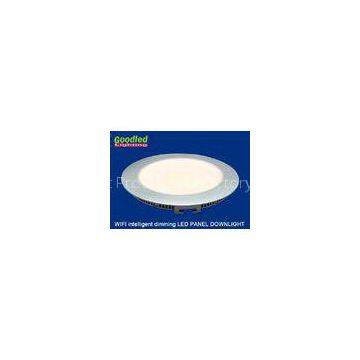 Remote Control Dimmable Round LED Panel Downlight 13W 850LM With Natural White