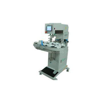 Conveyor Ink Cup Pad Printing Machine With Pad-cleaning System