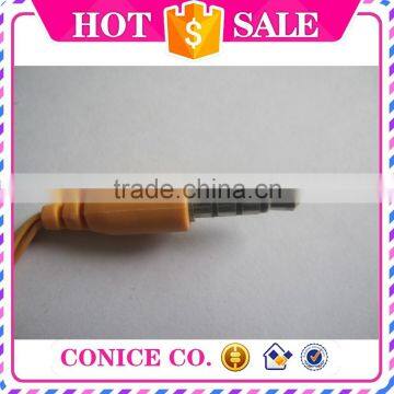 China Factory Directly Sale Flat Cable Wired Mini Earphones for Mobile Phone photo-3