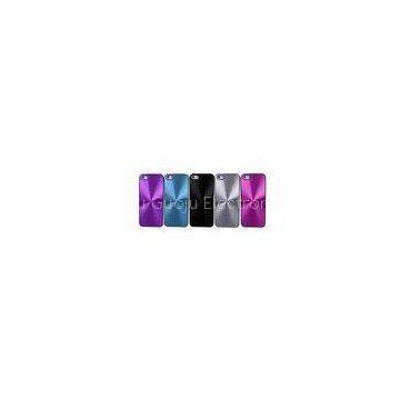 PC Hard Shell iPhone 5s Cell Phone Cases With Aluminum Sheet Sticker