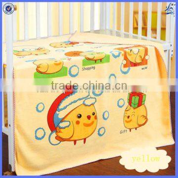 Top quality custom design baby soft printed microfiber towel blanket