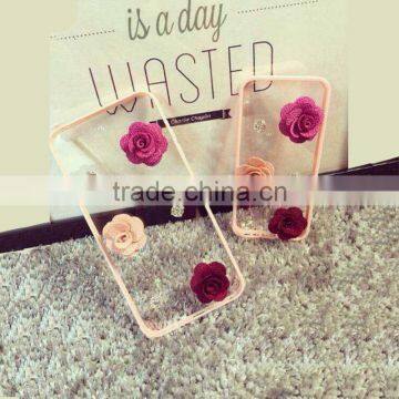 Sunshine handmade decorative stocking flowers for mobile phone case