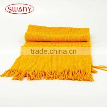 Different type first choice solid silk scarf for sale