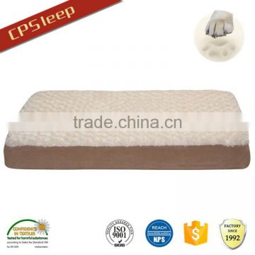 Factory Rectangle Beautiful Flat Cheap Warm memory foam orthopedic dog bed