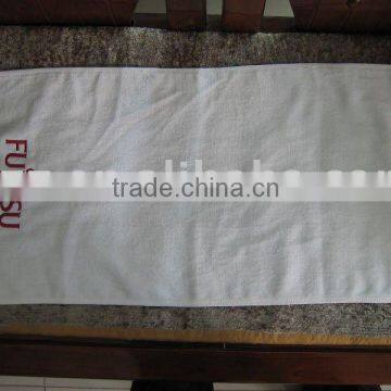 cotton velour embroidery face towel,bath towel ,plain towel