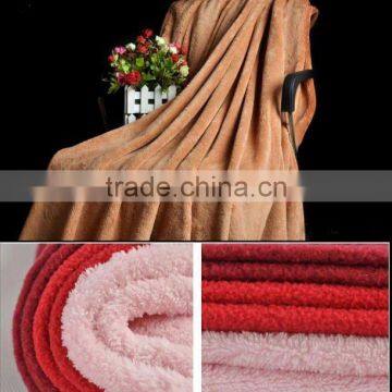 100% Polyester Printed Coral Fleece Blanket JL-02