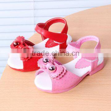 B21376A Girl Summer Sandals Cute Bowknot Slip Sandals
