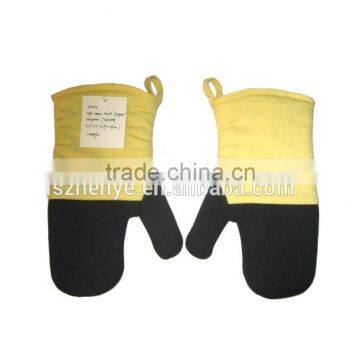Wholesale Colorful Cotton Twill Oven Mitt And Pure Color Neoprene Oven Gloves photo-2