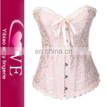 stylish pink shapewear waist fat women sexy garter corset with g string