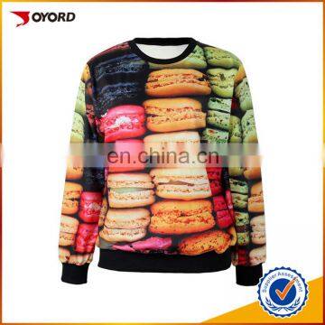 China custom-made all over 3D printed fleece hoodies women or sweatshirts