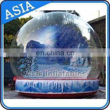 Inflatable Clear Bubble Tent Snow Globe Promotion Bubble, Transparent Christmas Snow Ball Decoration Dance Ball for Advertising