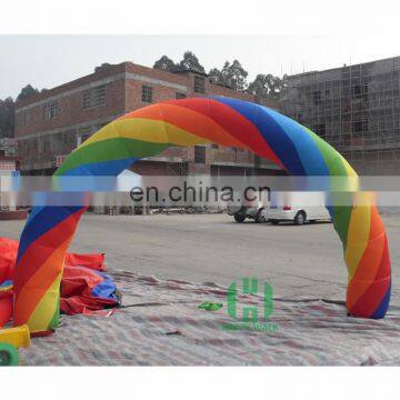 Cheap Inflatable rainbow arch for sale Inflatable entrance arch