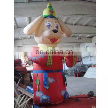 customized outdoor cartoon red dog animal costume inflatable for advertisement&event