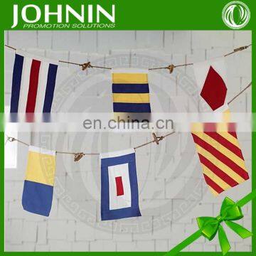 Vivid color national flag designed durable fabric hang banner