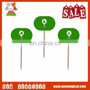 High Quality Paper Fruits Toothpick Flag photo-3