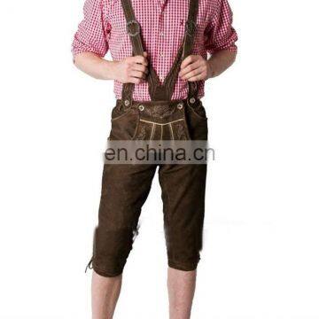 RIPE NEW MENS BAVARIAN LEDERHOSEN BROWN