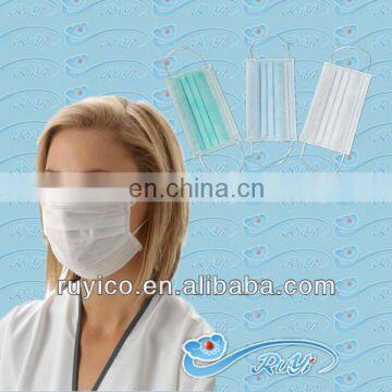 disposable 3 ply face mask for hospital using