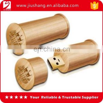 Hot sale bluetooth keychain wooden usb drive with silk printing logo