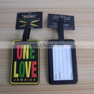 One Love for Jamaica Journey luggage tag with printing card