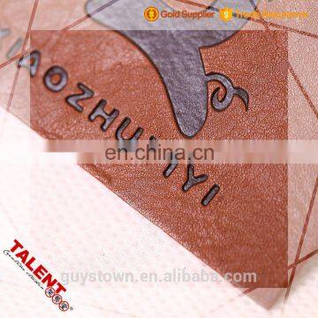 Custom High Cost Performance Synthetic Leather Patch Label For Product Decoration photo-2