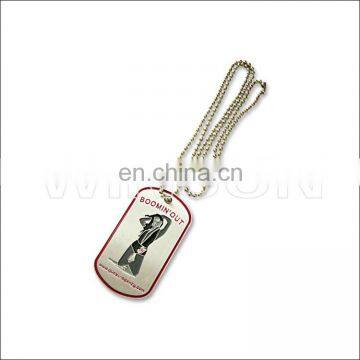 military metal dog tag\white gold dog tags for men