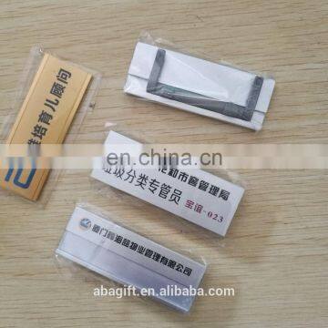 China professional metal name badge