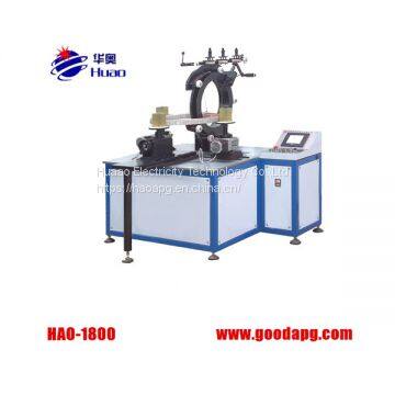 Toroidal coil winding machine