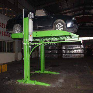 Low Cost High Rise Two Post Hydraulic Car Parking Lift 2700kg With Electric Lock Release