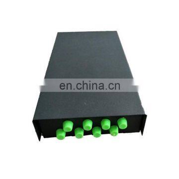 4 8 core rack mount fiber optic cable terminal box patch panel