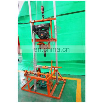 Small portable borehole drilling machines/Small geotechnical portable water well drilling equipment