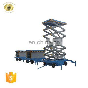 7LSJY Shandong SevenLift Scissor Outdoor 14m Manual Aerial Access Building Cleaning Micro Hydraulic Work Platform Lift photo-4