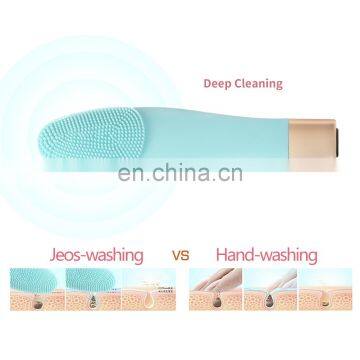 2019 New Trending Products Electric Silicone Facial Cleaning Brush Sonic Facial Brush Silicone Beauty Product photo-2
