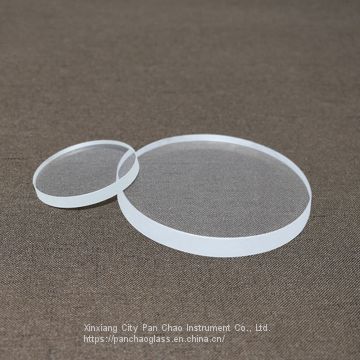 fire resistant sight glass quartz glass disc clear glass plate