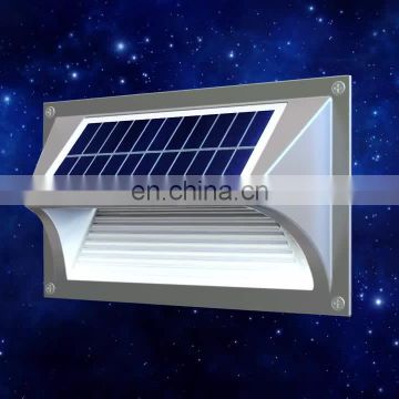 Decorative modern mini solar led wall light outdoor